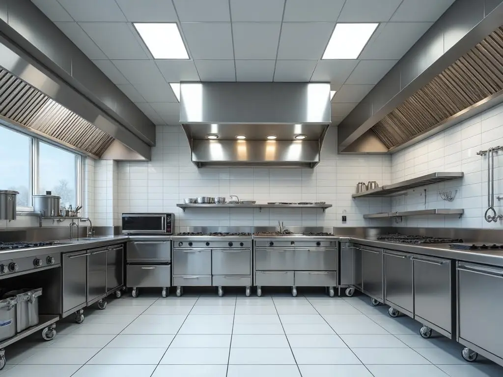 Commercial restaurant kitchen upgrade with extraction system in Lewisham SE13 by coreMaint